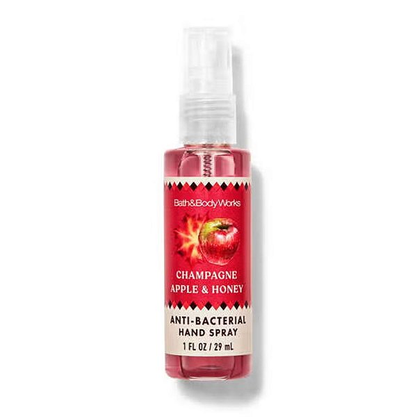 Bath & Body Works - Álcool Em Spray Antisséptico Para Mãos Champagne Apple & Honey