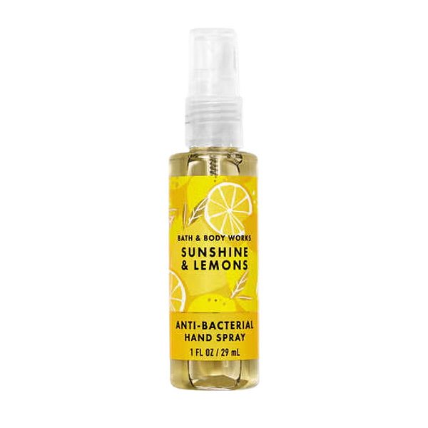 Bath & Body Works - Álcool Em Spray Antisséptico Para Mãos Sunshine & Lemons