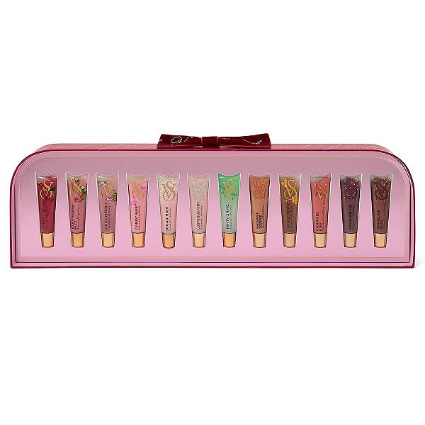 Victoria's Secret - Kit Presente Gloss Labial Com Sabor Lip Gloss - 12 Unidades