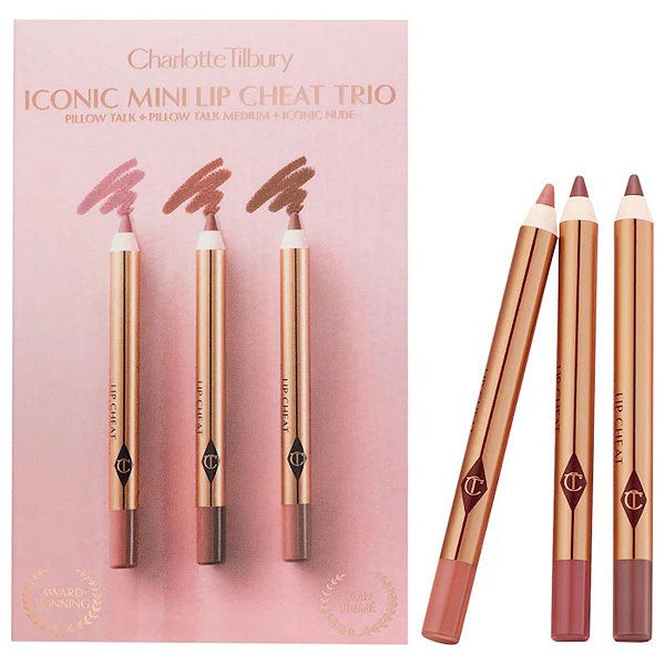 Charlotte Tilbury - Mini Trio de Delineadores Labiais Iconic Lip Cheat Lip Liner