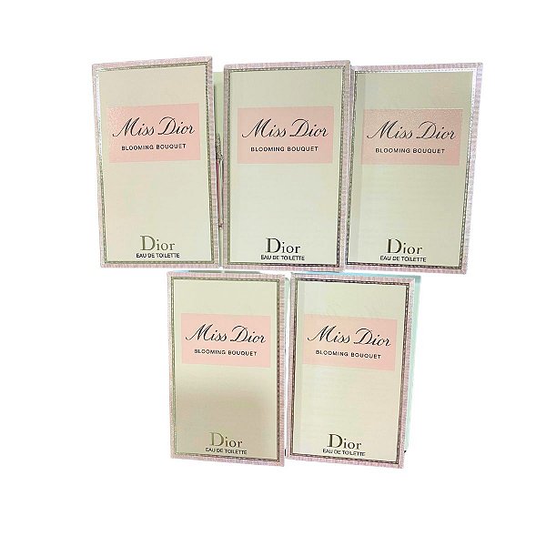 Kit Amostras Flaconetes Perfumes Importados Feminino Miss Dior Blooming Bouquet Edt - 5 Unidades