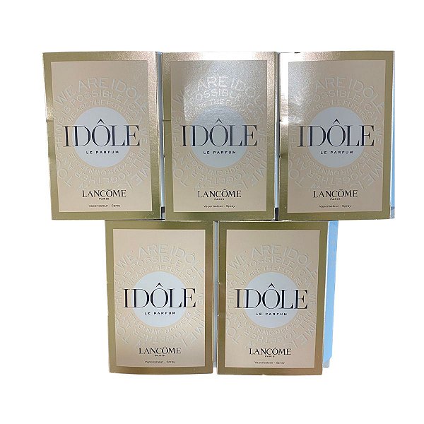 Kit Amostras Flaconetes Perfumes Importados Feminino Idôle Le Parfum - 5 Unidades