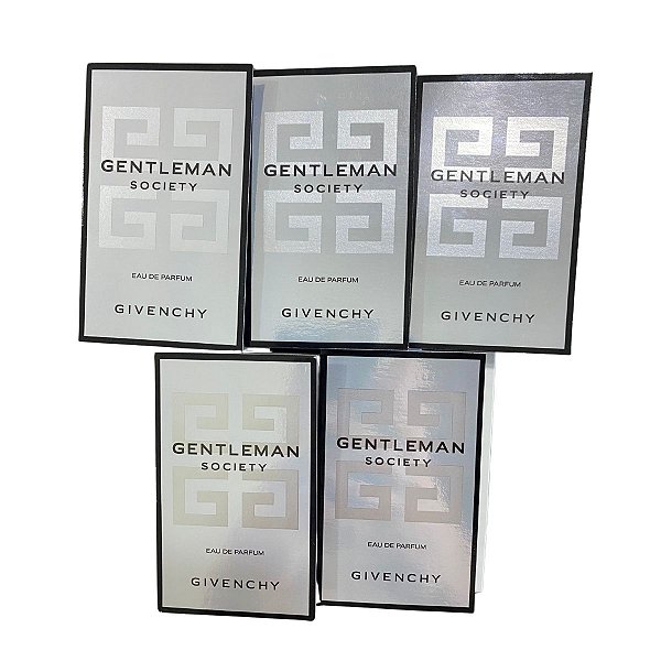 Kit Amostras Flaconetes Perfumes Importados Masculino Gentleman Society Edp - 5 Unidades