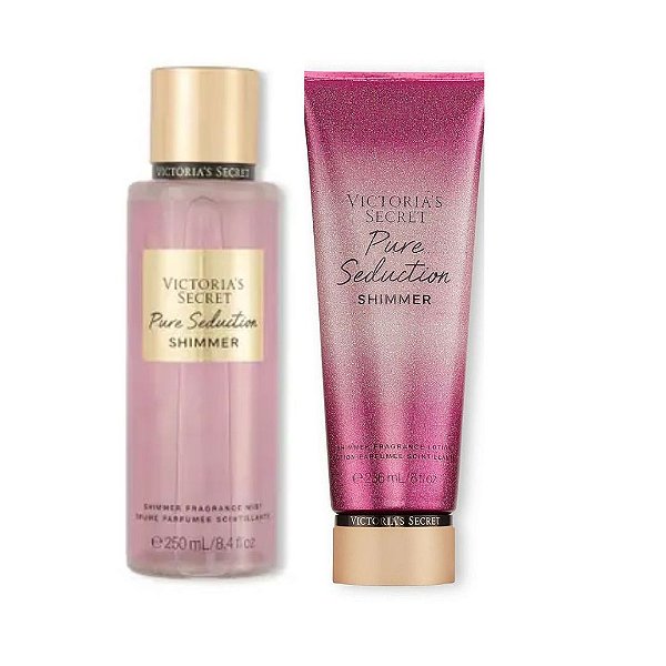 Victoria's Secret - Kit Pure Seduction Shimmer Body Splash + Hidratante Shimmer