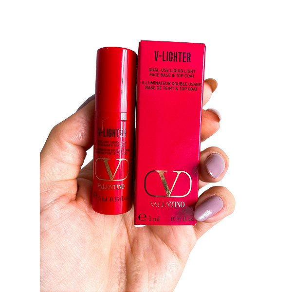 Valentino - Mini Iluminador Facial Beauty V-Lighter Base & Top Coat Iluminador