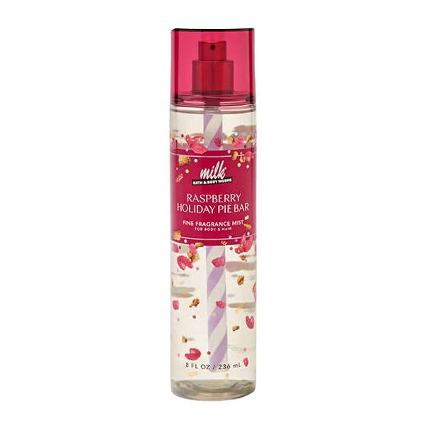 Bath & Body Works Milk - Body Splash Milk Raspberry Holiday Pie Bar