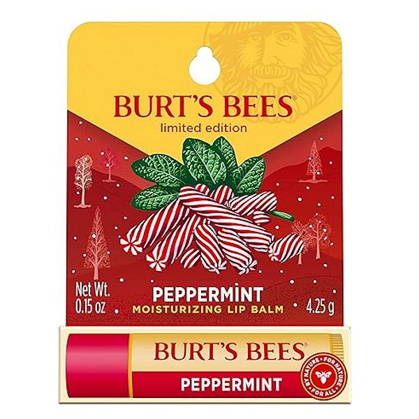 Burt's Bees Lip Balm Bastão - Hidratante Labial Peppermint
