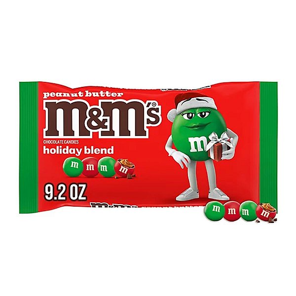 M&M'S - Chocolate Manteiga de Amendoim Holiday Blend - 260g (Peanut Butter)