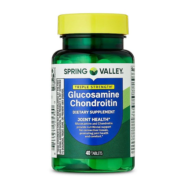 Spring Valley - Glucosamine Chondroitin 40 Tablets