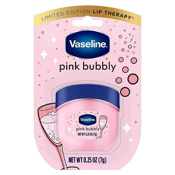 Vaseline - Hidratante Labial Lip Therapy Pink Bubbly Edição Limitada