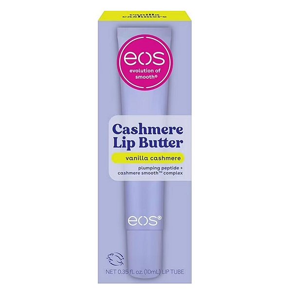 Eos - Bálsamo Labial Cashmere Lip Butter, Vanilla Cashmere, Smooth & Hydrating