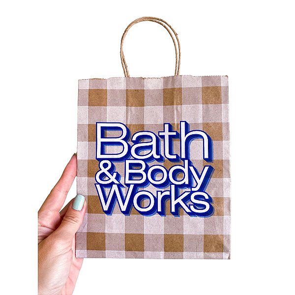 Sacola Presente Bath & Body Works Tamanho M