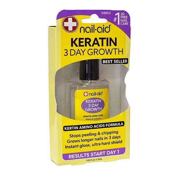 Nail-Aid - Keratin 3 Day Growth Queratina 3 dias de Crescimento