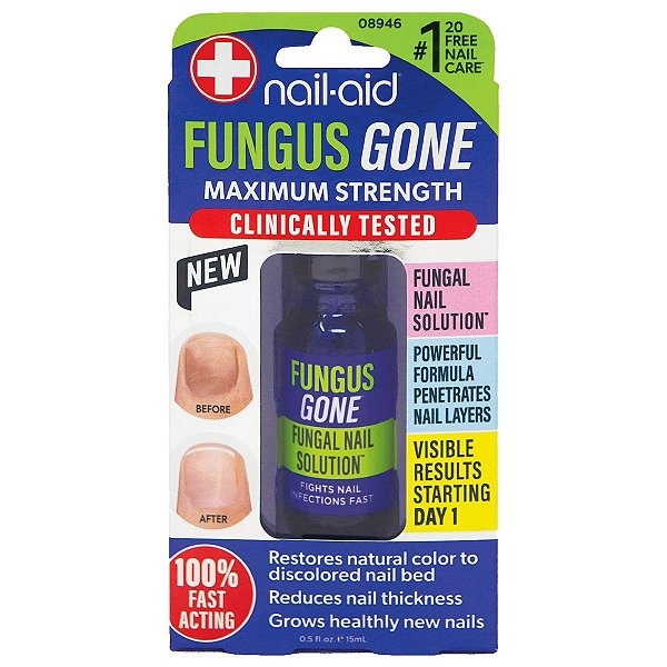 Nail-Aid - Solução para Fungos nas Unhas Fungus Gone