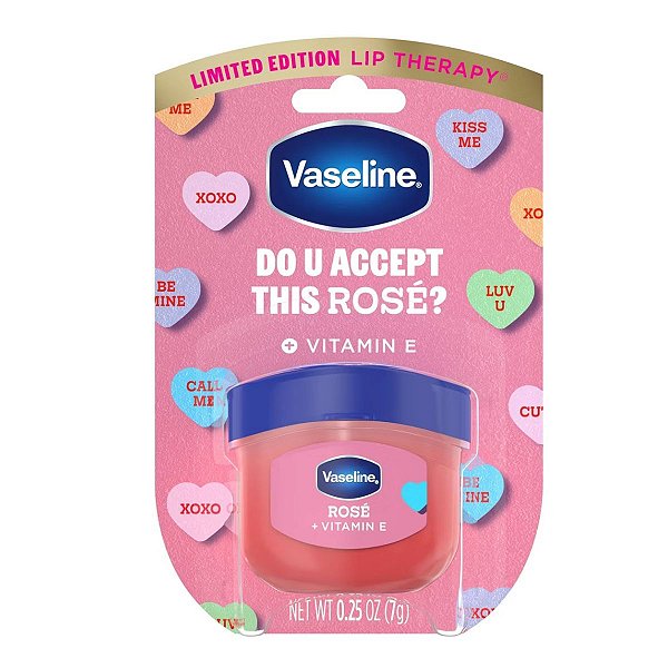 Vaseline - Hidratante Labial Lip Therapy Do U Accept This Rosé? Edição Limitada