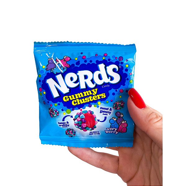 Nerds - Mini Bala Gummy Clusters Very Berry 14g (Validade 06/2026)