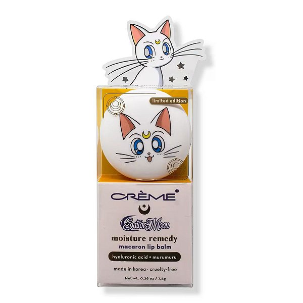 The Crème Shop - Lip Balm Macaron Com Aroma de Pêssego e Morango Sailor Moon Peach Strawberry