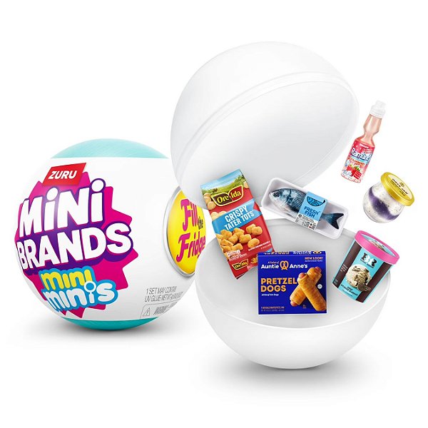 Mini Brands - Fill The Fridge "Encha a geladeira" Cápsula Surpresa Colecionável