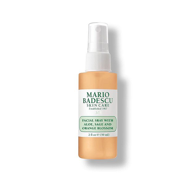 Mario Badescu - Mini Spray Facial Com Aloe Vera, Sálvia e Flor de Laranjeira 59 ml