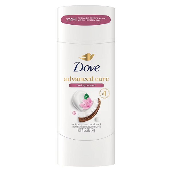 Dove - Desodorante em Bastão Sem Alumínio Caring Coconut