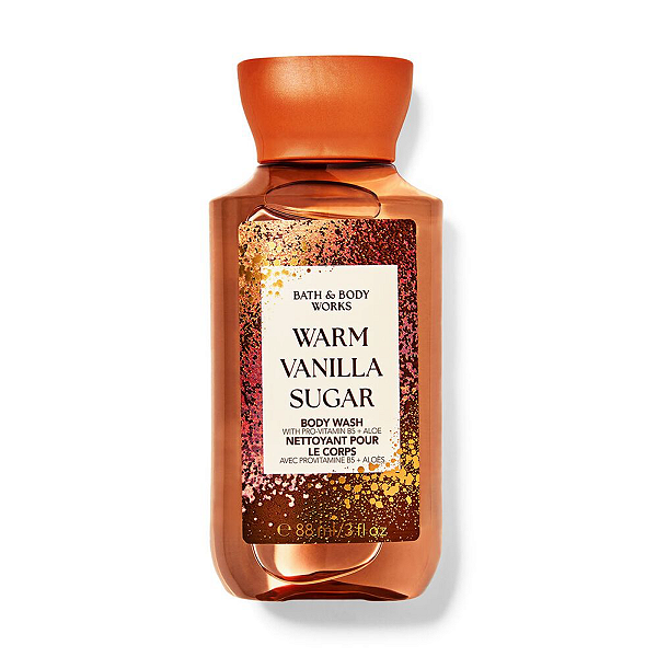 Bath & Body Works - Mini Shower Gel De Banho Sabonete Corporal Warm Vanilla Sugar