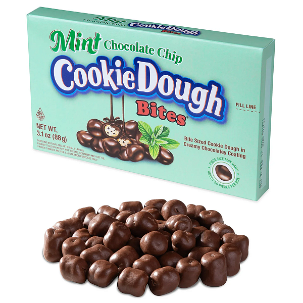 Mint Cookie Dough Bites - Massa de Cookie com Chocolate e Menta