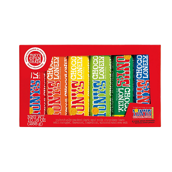 Tony's - Kit de Barras de Chocolate Chocolonely Chocolate Bar Pack - Candy Variety Pack