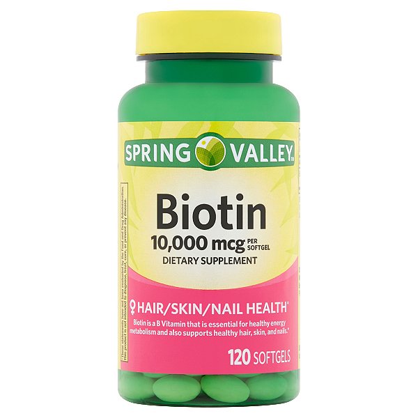 Biotina 10.000 Mcg - Spring Valley Biotin