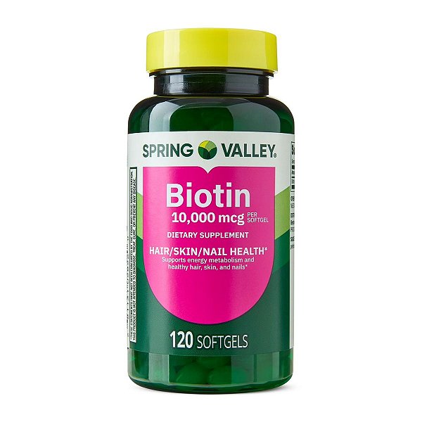 Biotina 10.000 Mcg - Spring Valley Biotin