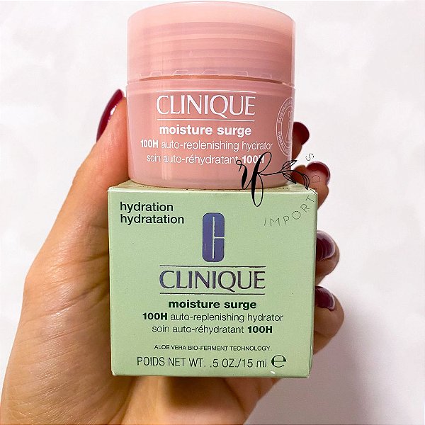 Mini Hidratante Clinique Moisture Surge 100H Auto-Replenishing Hydrator 15ml