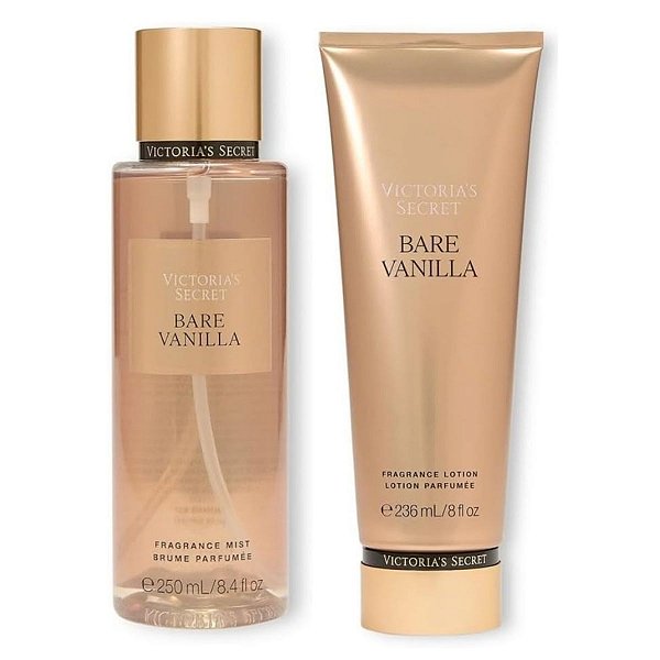 Victoria's Secret - Kit Bare Vanilla Body Splash + Hidratante