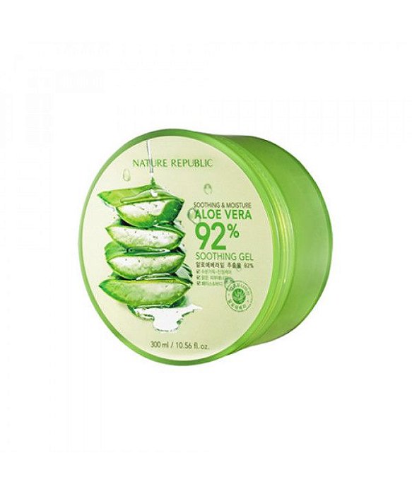Nature Republic - Hidratante Aloe Vera 92% Soothing Gel 300ml
