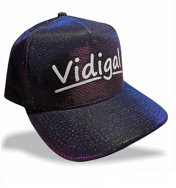 Boné VIDIGAL Roxo Furta Cor Glitter
