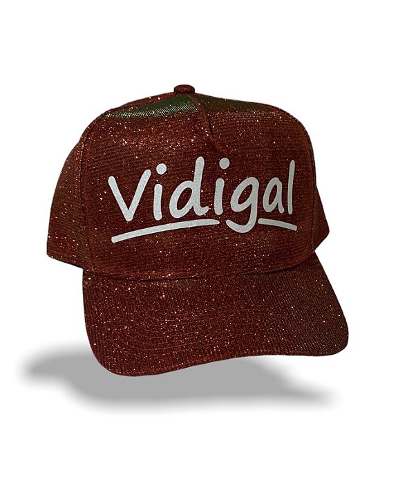 Boné VERMELHO GLITTER Vidigal