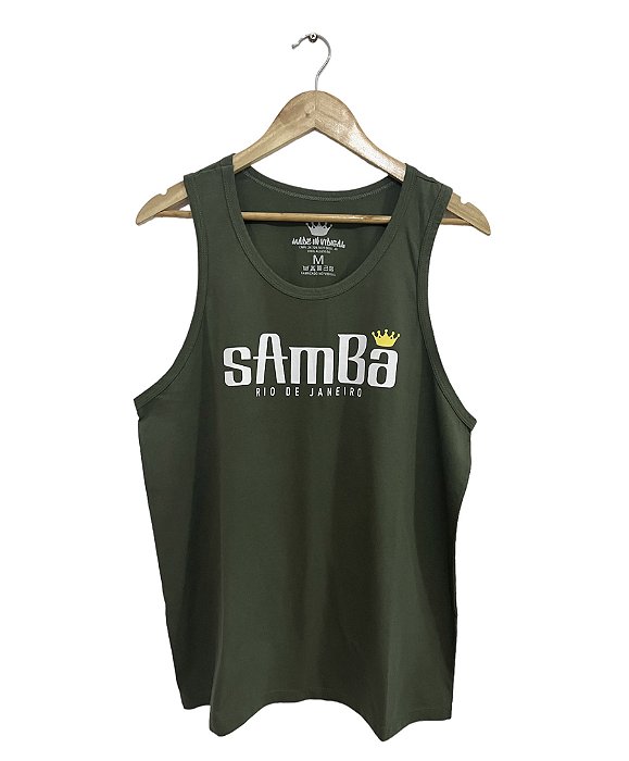 Camisa Regata Verde Bandeira SAMBA