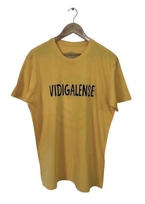 Camiseta Amarelo Ouro VIDIGALENSE