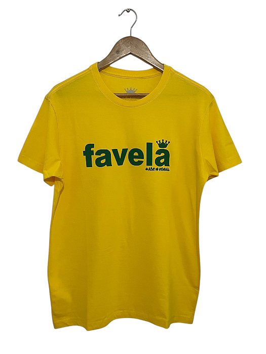 Camiseta Amarela Favela