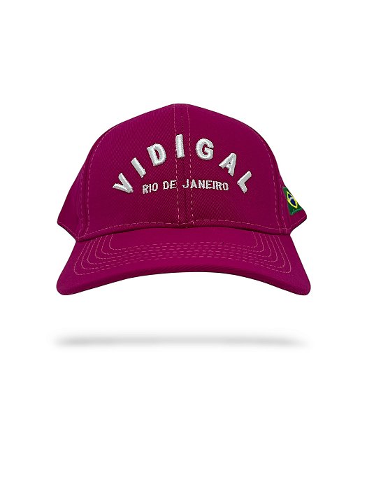 Boné Dad Hat rosa choque VIDIGAL RIO DE JANEIRO