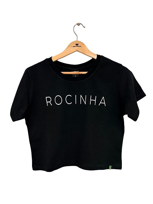 Cropped Preto Rocinha Basic
