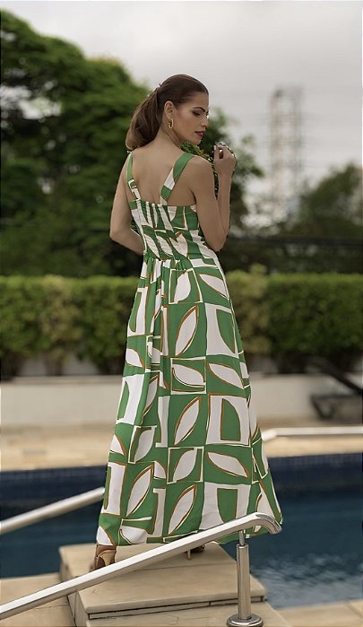 VESTIDO DECOTE PRINCESA MADRI