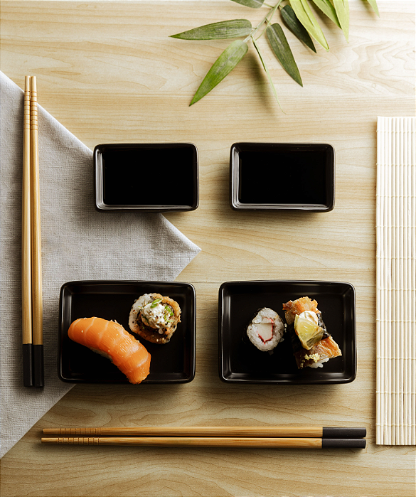 KIT COM 7 PEÇAS PARA SUSHI SAITAMA - LYOR
