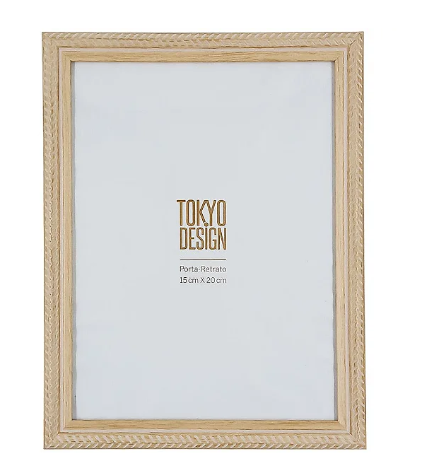 PORTA RETRATO CASTÓRIA 15X20CM EM MDF TOKYO DESIGN  - MULTIART