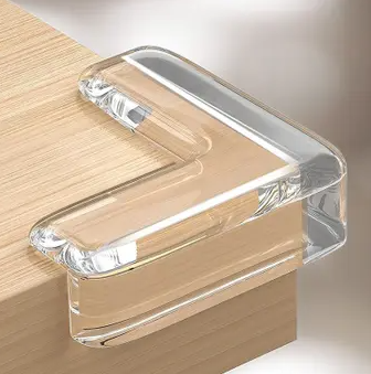 KIT COM 4 PROTETORES DE QUINA PVC 3X3CM