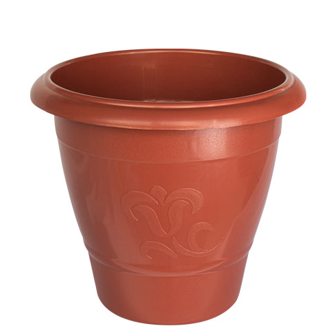 VASO REDONDO MÉDIO TERRACOTA 28X30CM - TOYPLAST