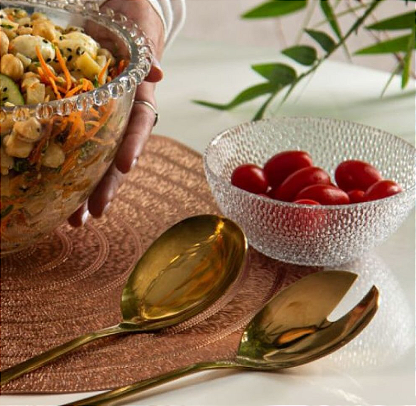 BOWL DE VIDRO WAVE 13X5CM - LYOR