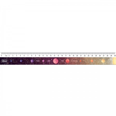 RÉGUA EM POLIESTIRENO 30CM MAGIC - TILIBRA