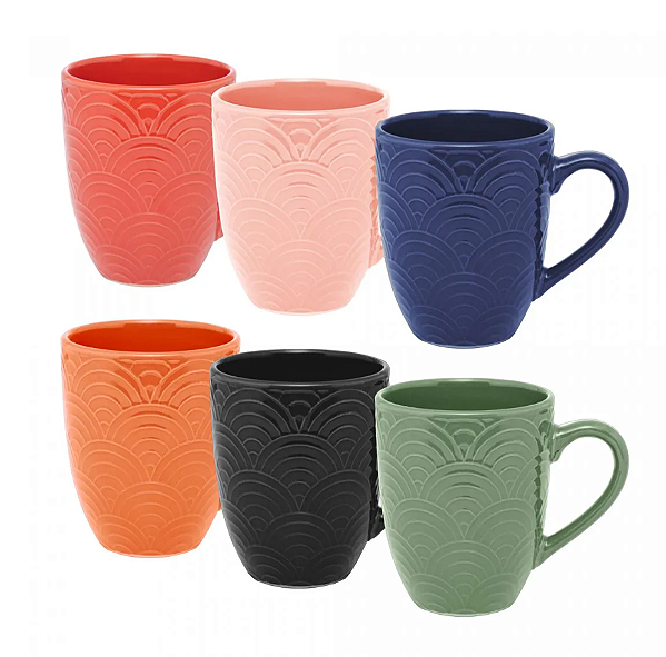 CANECA DE CERÂMICA IPANEMA 220ML - LYOR