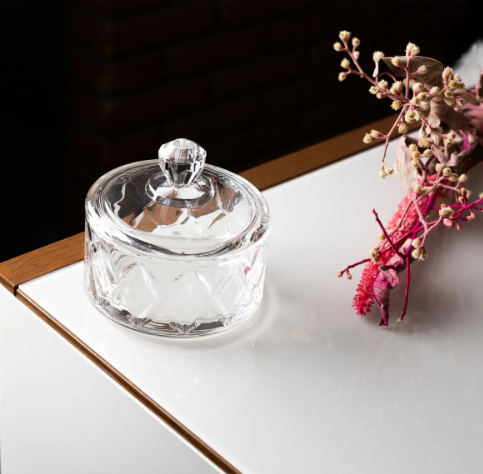 POTICHE DE CRISTAL DELI DIAMOND 10X9CM - LYOR