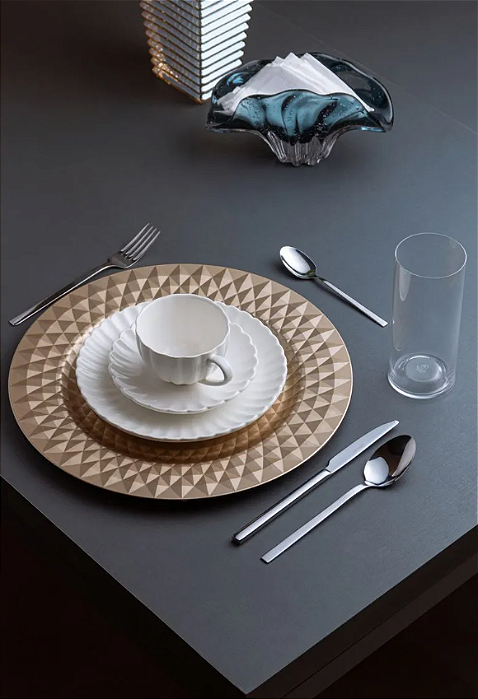 SOUSPLAT ROMAN DOURADO 33CM - WOLFF