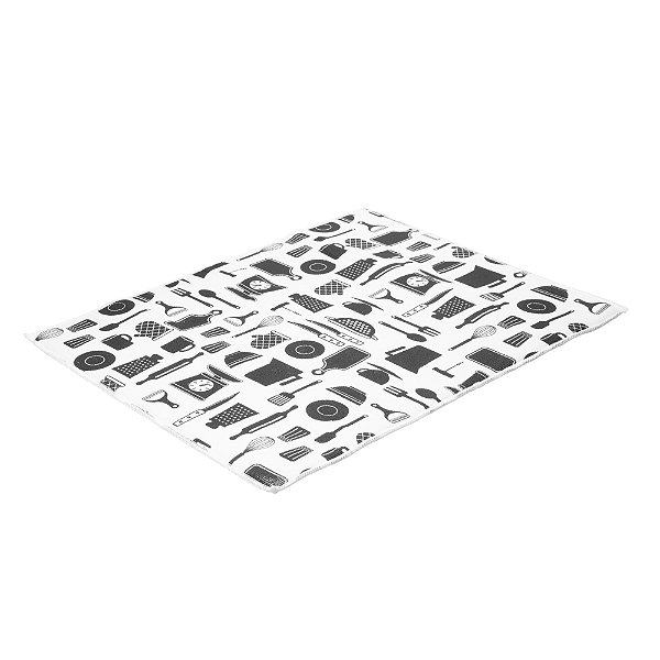 TAPETE PARA SECAR LOUÇAS MICROFIBRA 50X40CM - LYOR